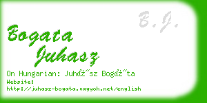 bogata juhasz business card